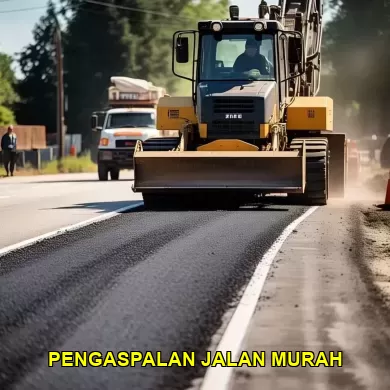 pengaspalan jalan murah